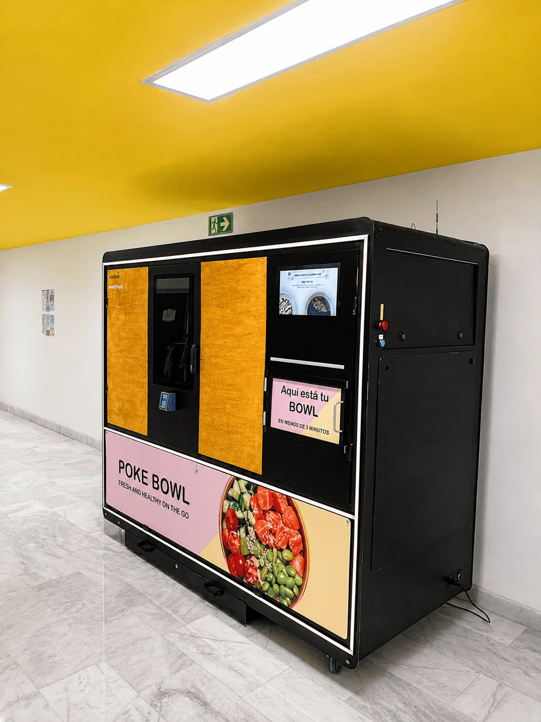 Infinity food vending robot by Wetechfood Robotics